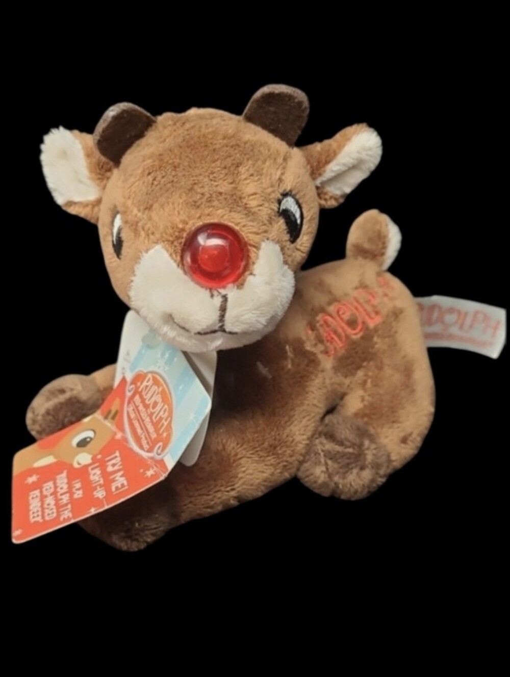 RUDOLPH THE RED-NOSED REINDEER LIGHT-UP SINGING PLUSH-DAN DEE STUFFED ANIMAL